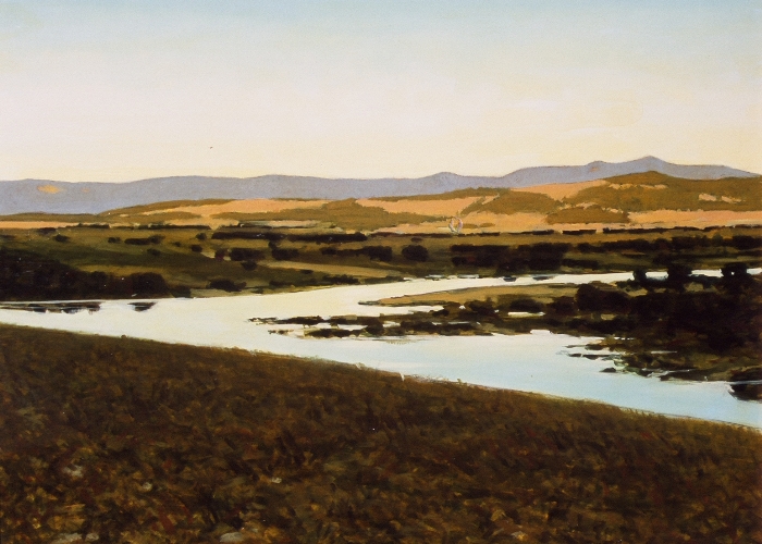Big Hole, Evening, Fine Oil Painting