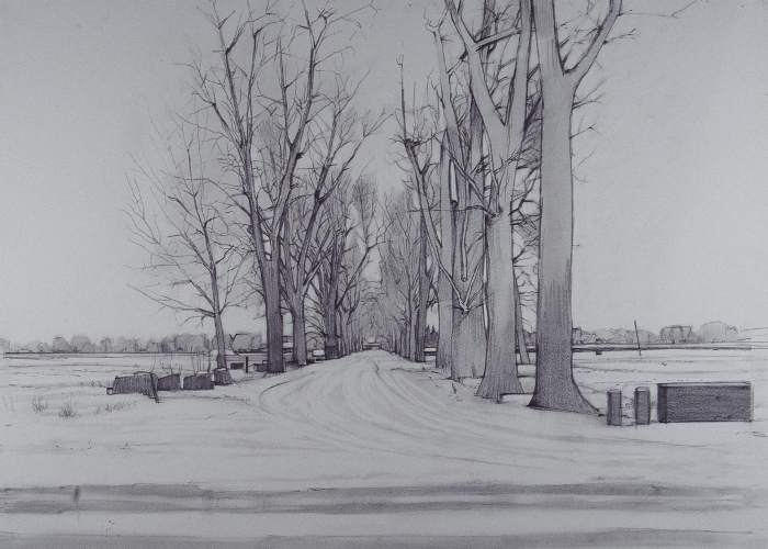 Providence Way, fine art sketch
