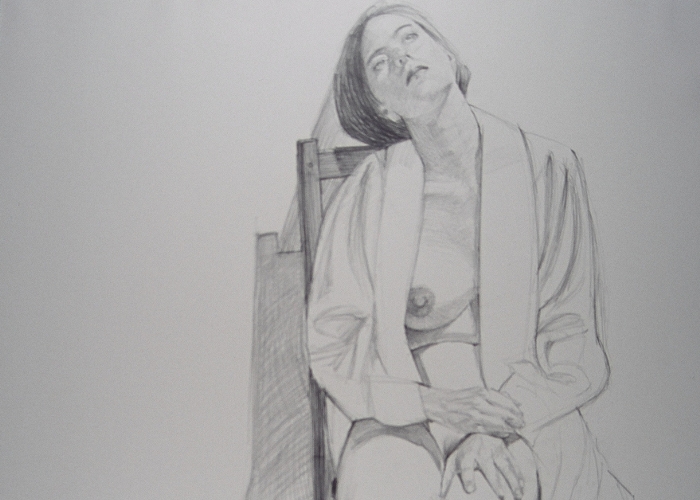 Ali Akimbo, fine art sketch